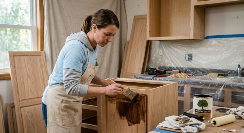 Kitchen Cabinet Refinishing in Bloomington, IN