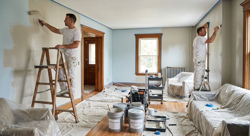 House Ceiling Painting in Kansas City, KS