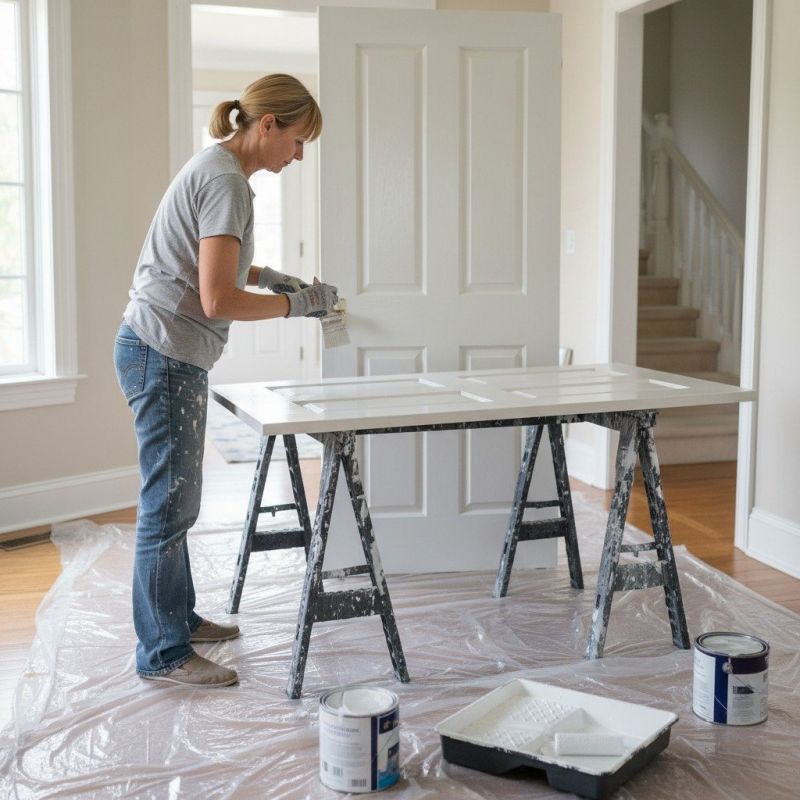 Interior Door Painting