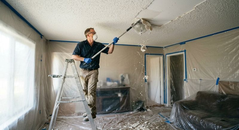 Swirled Ceiling Removal in Waco, TX